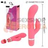 Vibrador con estimulador de clitoris y punto g